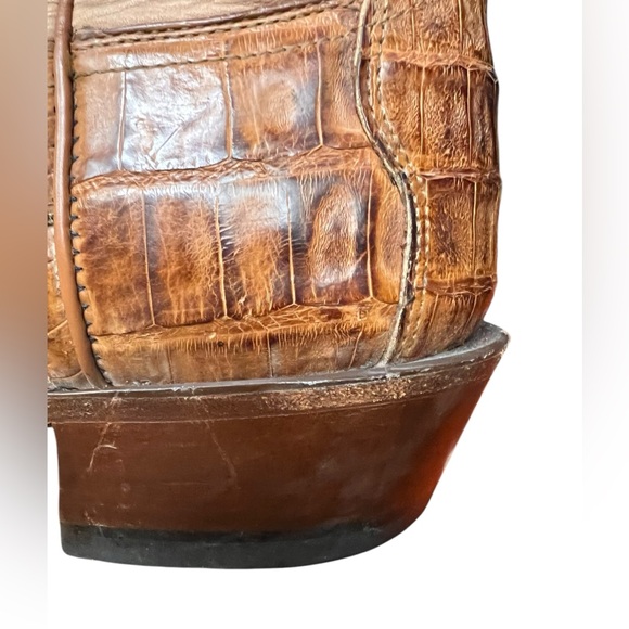 Lucchese Classics Hornback Caiman Boots 12 D - Picture 8 of 13